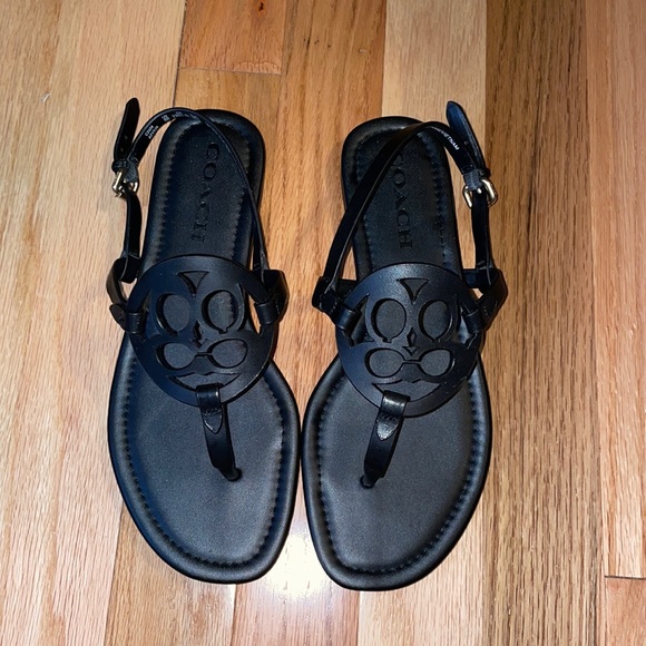 Coach Shoes Coach Black Sandals Poshmark